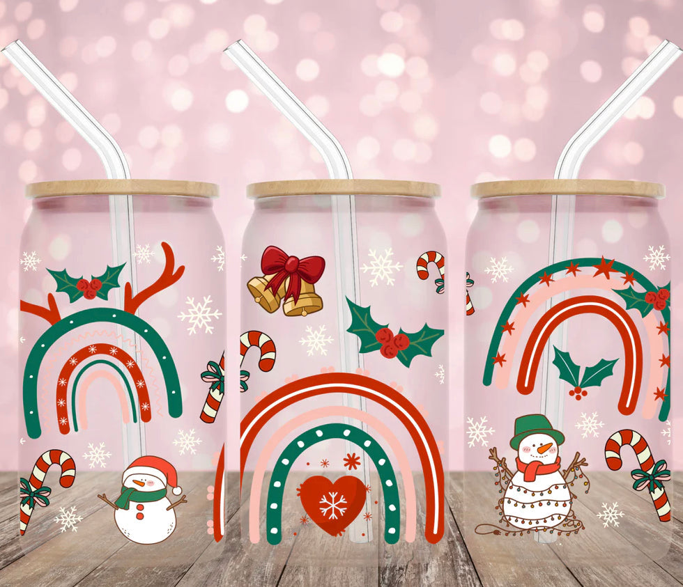 CHRISTMAS EDITION Coffee/Smoothie Glass 16oz