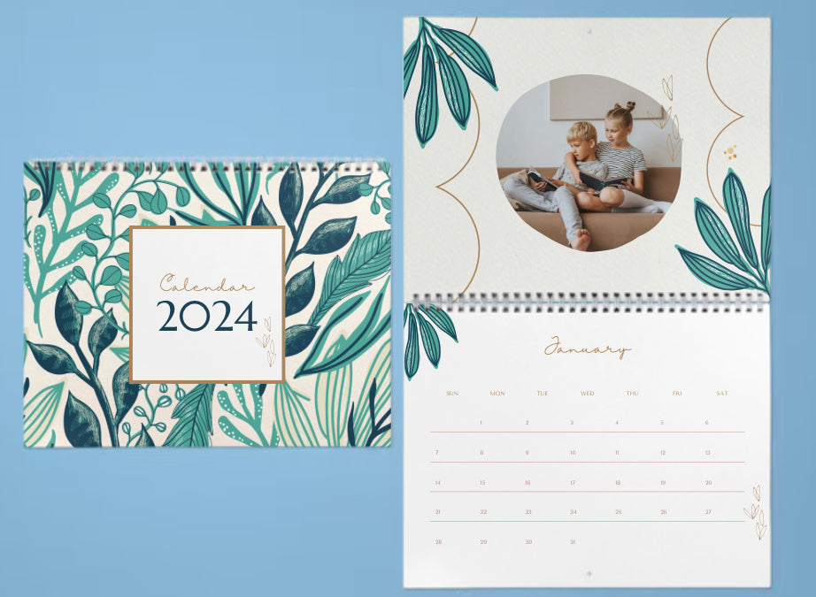 2024 Large Calendar Floral / Color