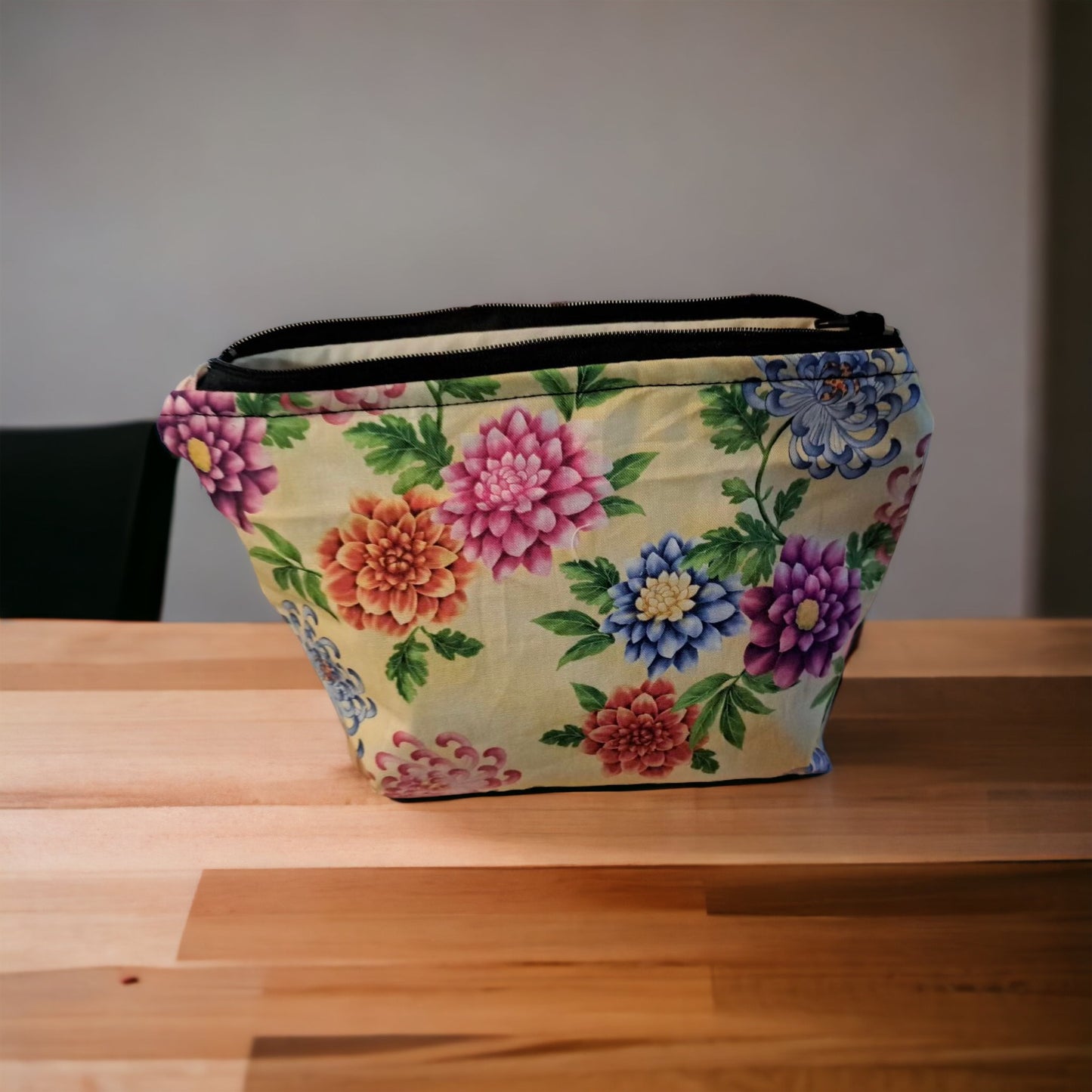 Handmade Pencil pouch Peonies