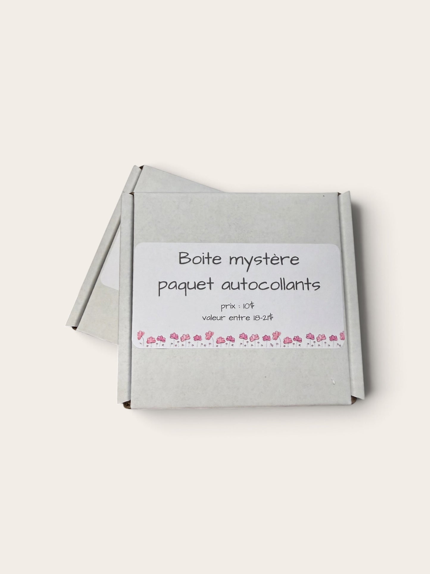 BOITES AUTOCOLLANTS MYSTERE
