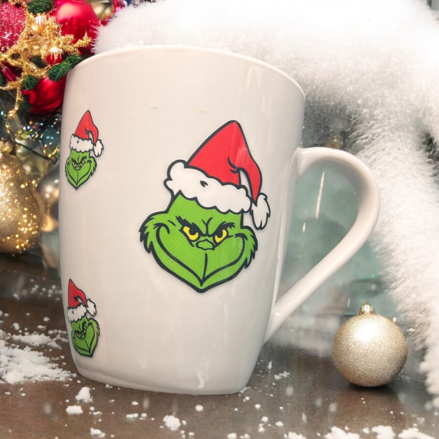 Grumpy Christmas White Mug