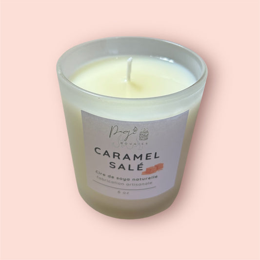 Bougie Caramel Salé  - 6 oz