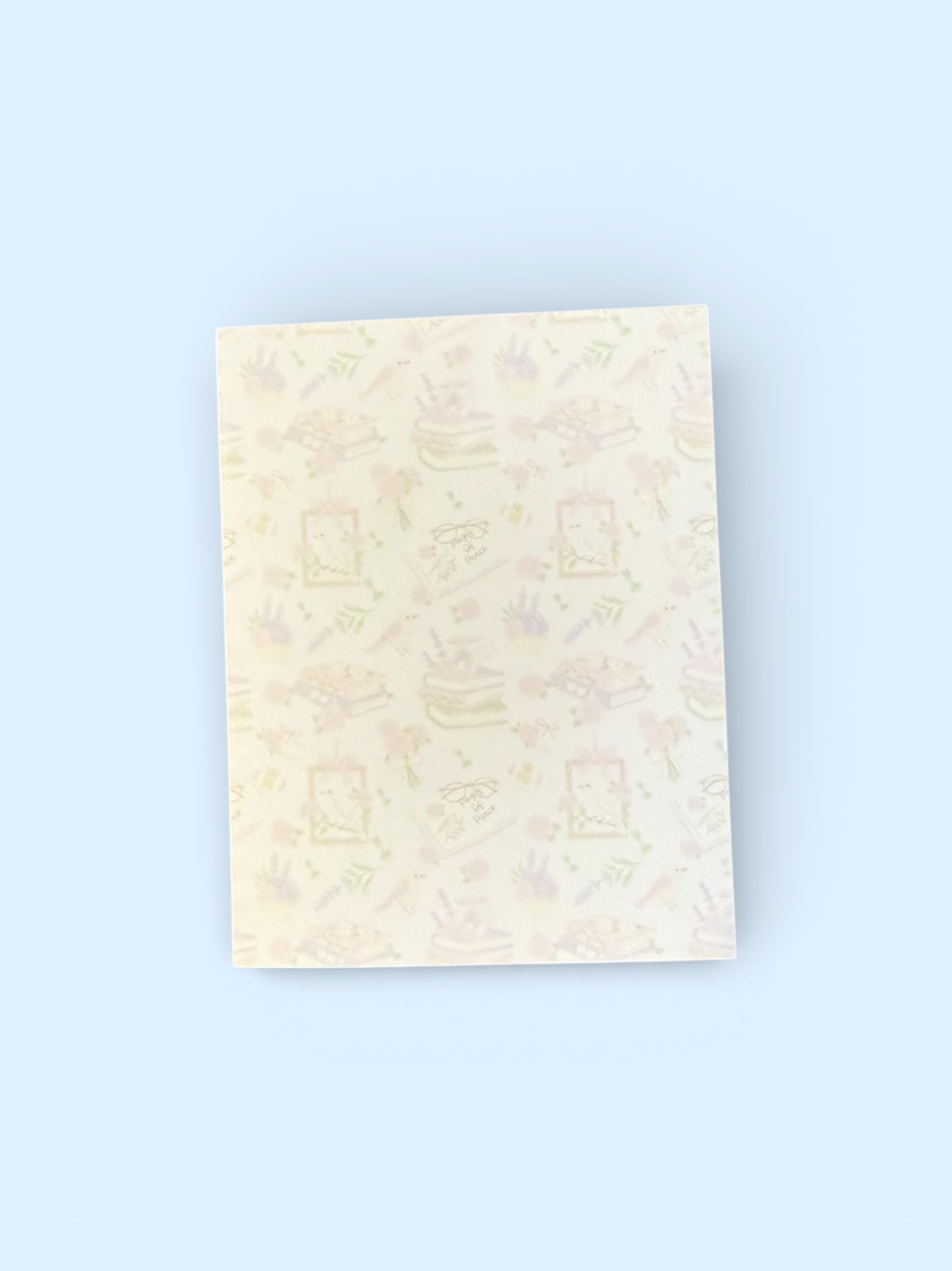 Pastel Cozy Calm Bird Notepad