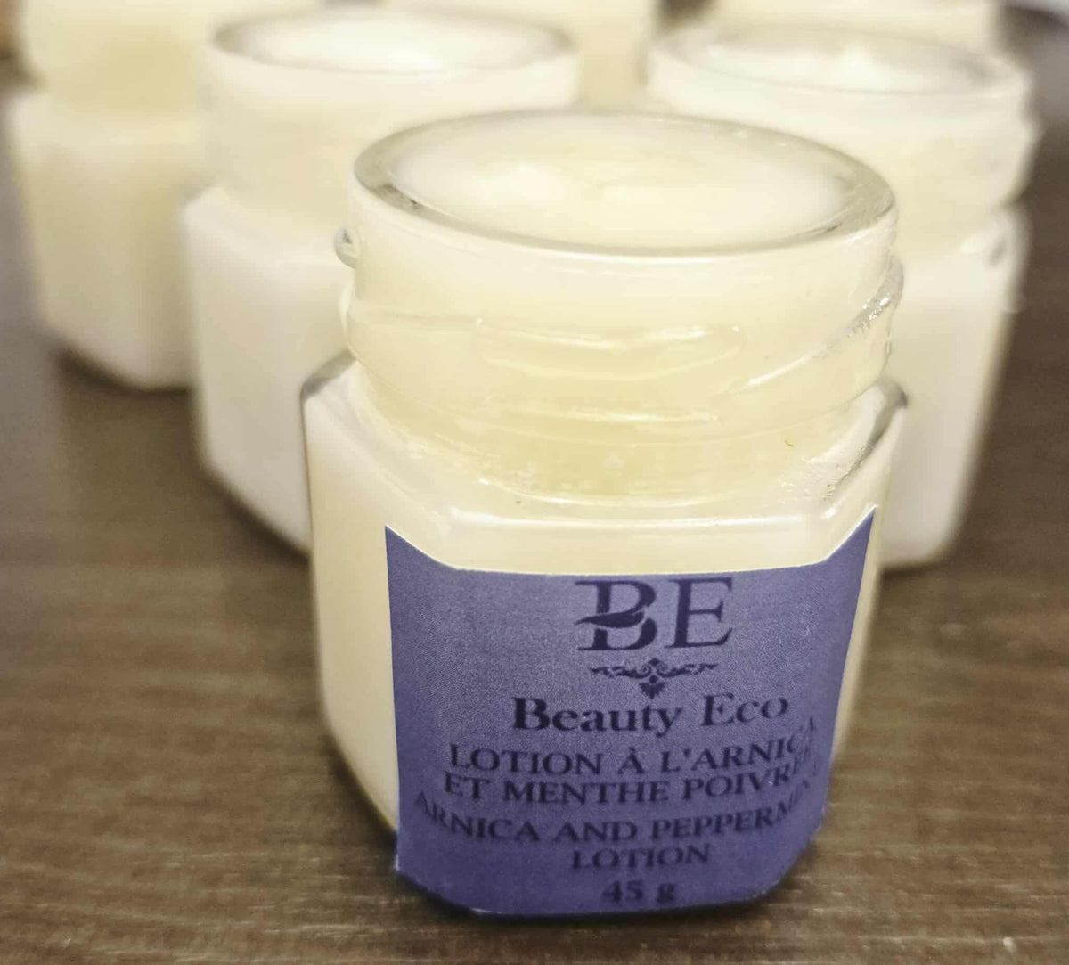 Lotion a l’arnica et menthe poivrée