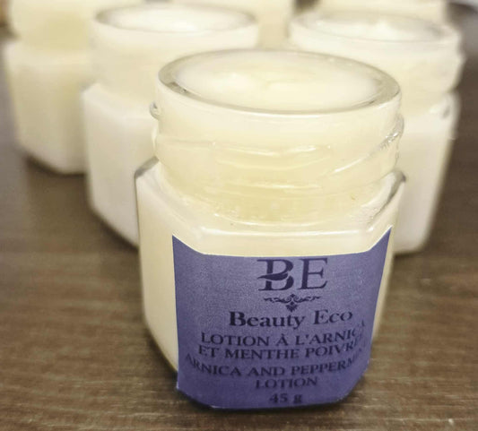 Lotion a l’arnica et menthe poivrée