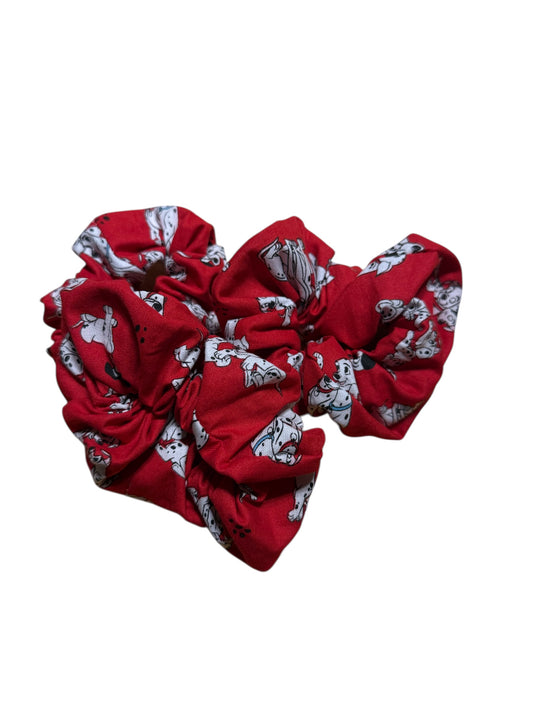 White dog 🐶 Scrunchie Coton