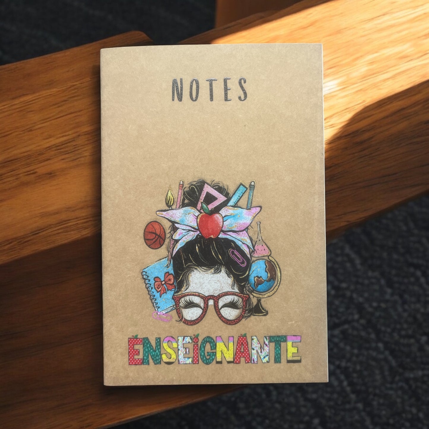 Enseignante A5 Cahier lignée