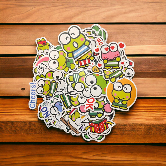 Frogs Mix Sticker set of 20