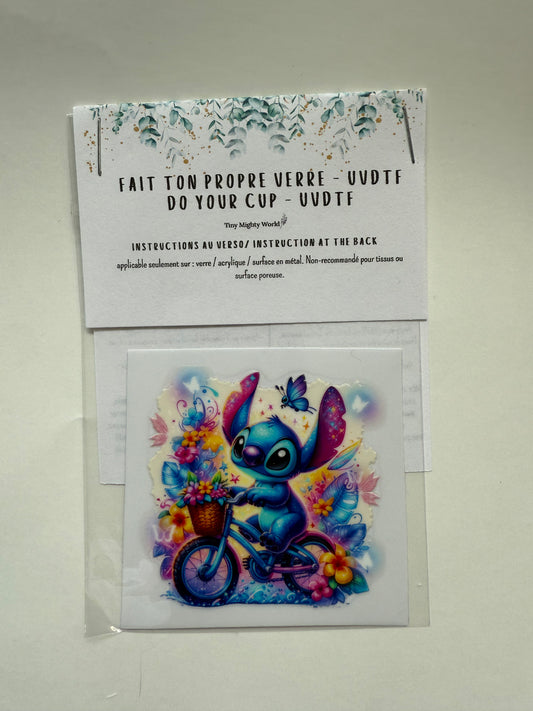 Do your own Cup - UVDTF - Bicycle Alien