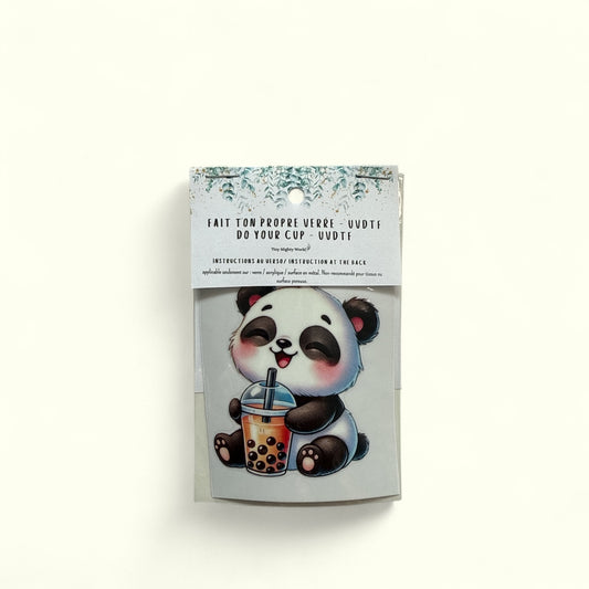 Do your own Cup - UVDTF - Panda Bubble Tea