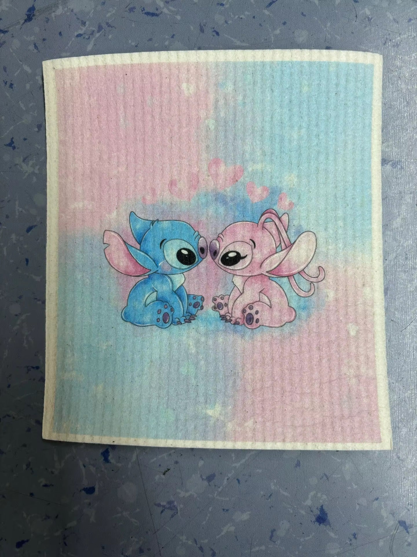 Blue & Pink Lovers - Essui Tout Suedois