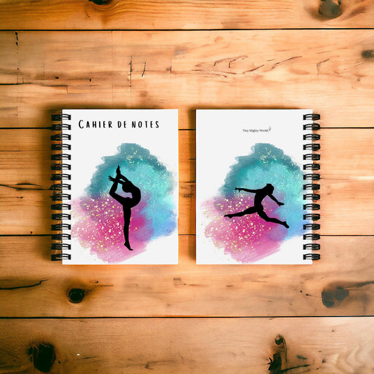 Colorful Gymnastic Notebook