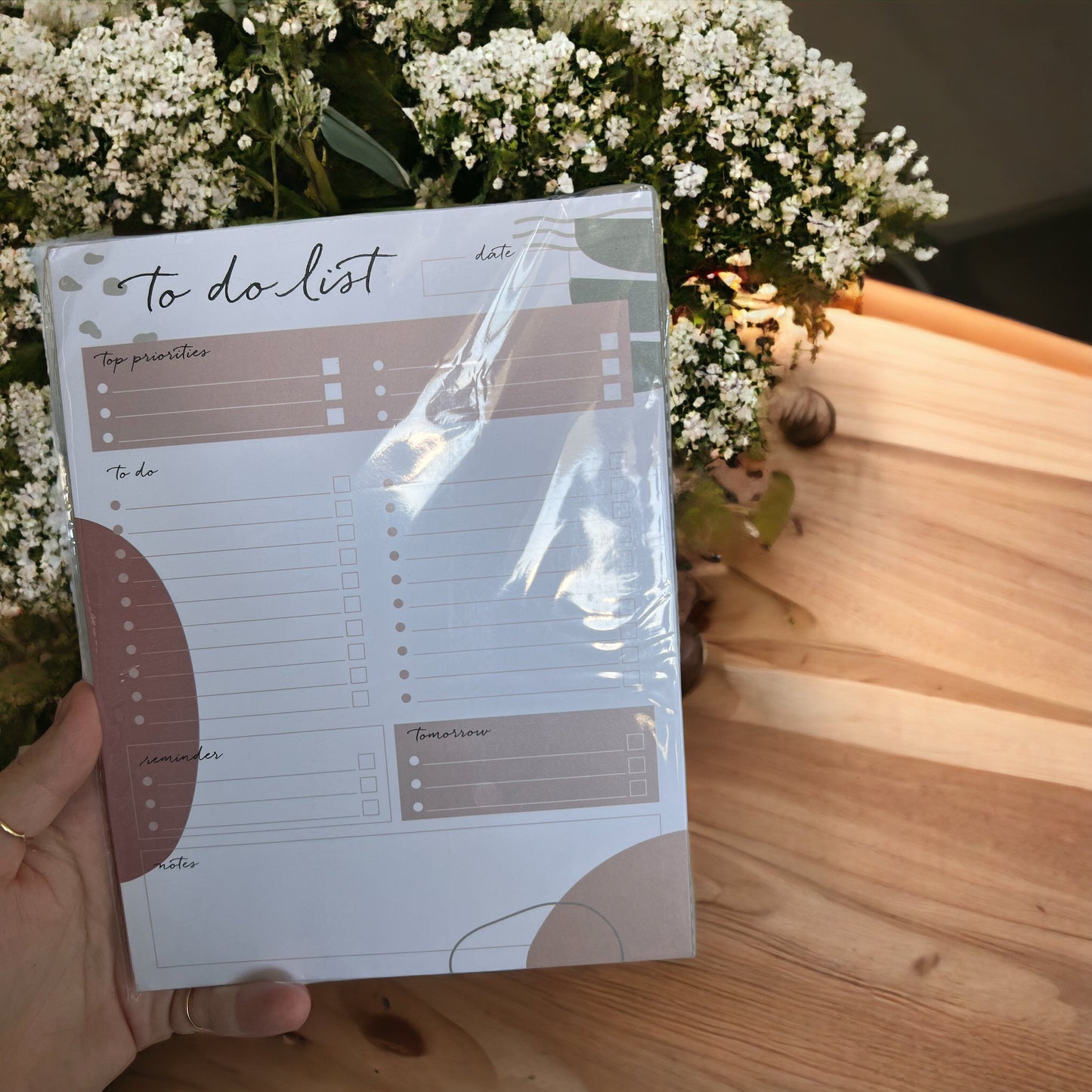 Magnetic To-Do List 5,5 x 8,5” English Notepad