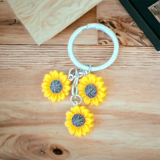 Sunflower Key Chain