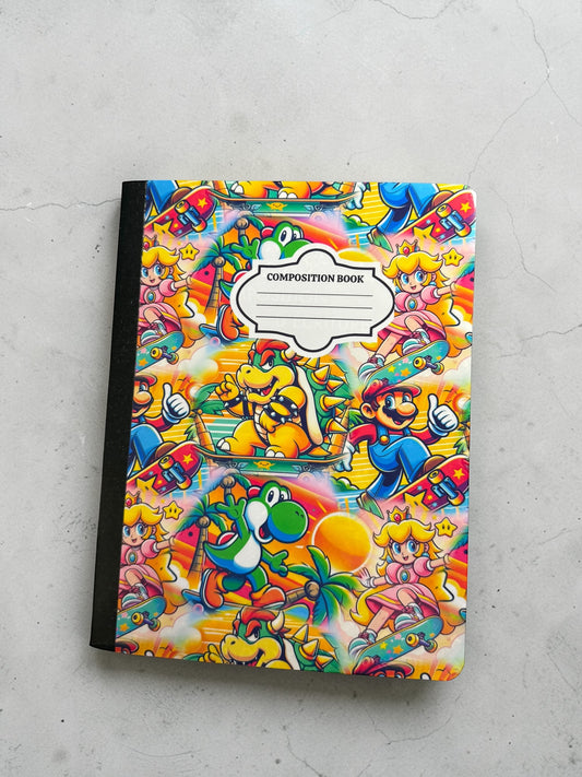 Plumber Boy  - Composition Notebook – 7x10 inches, 100 Lined Pages – Trendy Stationery
