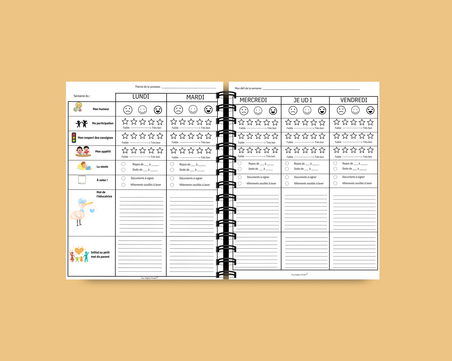 Communication Planner Daycare