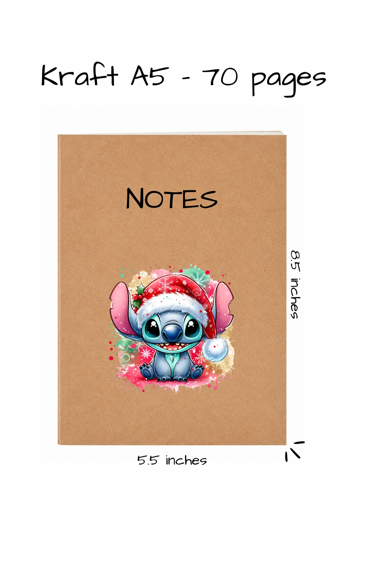 KRAFT NOTEBOOK A5 - 2026 COLLECTION CHRISTMAS