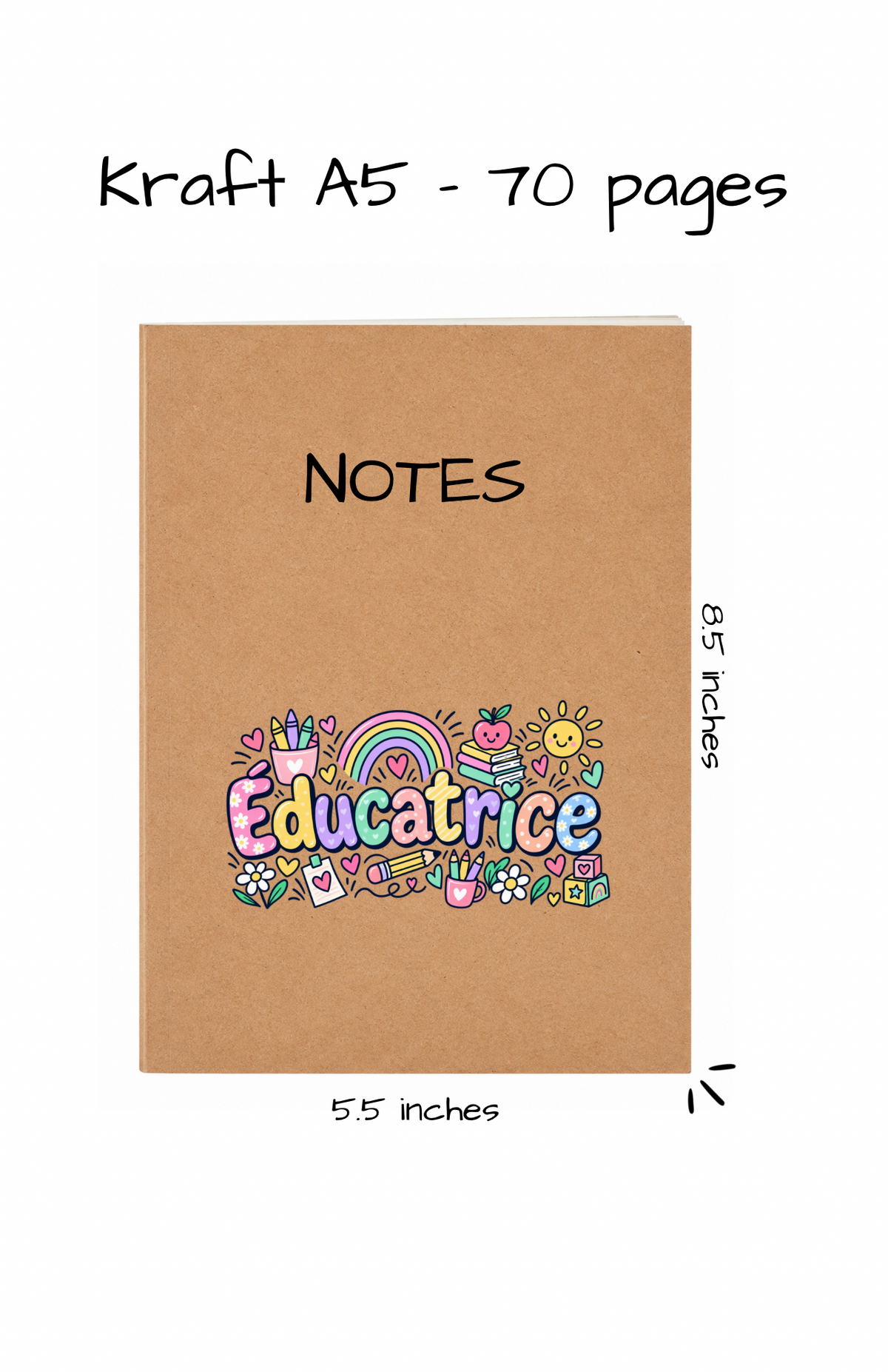 KRAFT NOTEBOOK A5 - 2026 COLLECTION CHRISTMAS