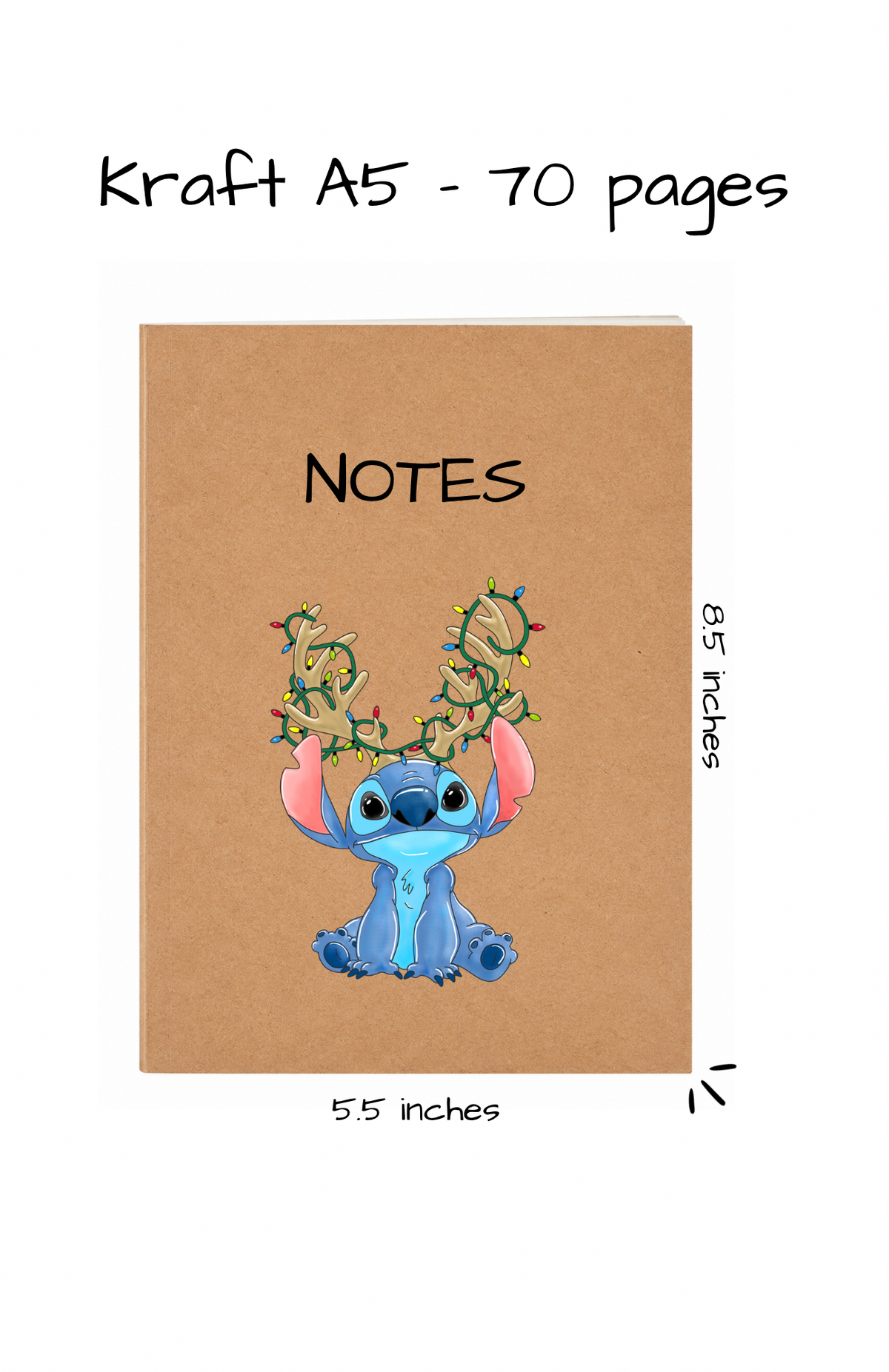 KRAFT NOTEBOOK A5 - 2026 COLLECTION CHRISTMAS