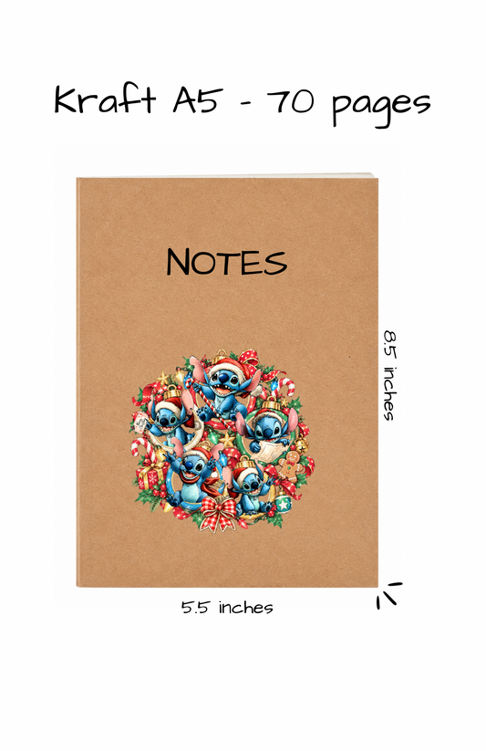 KRAFT NOTEBOOK A5 - 2026 COLLECTION CHRISTMAS