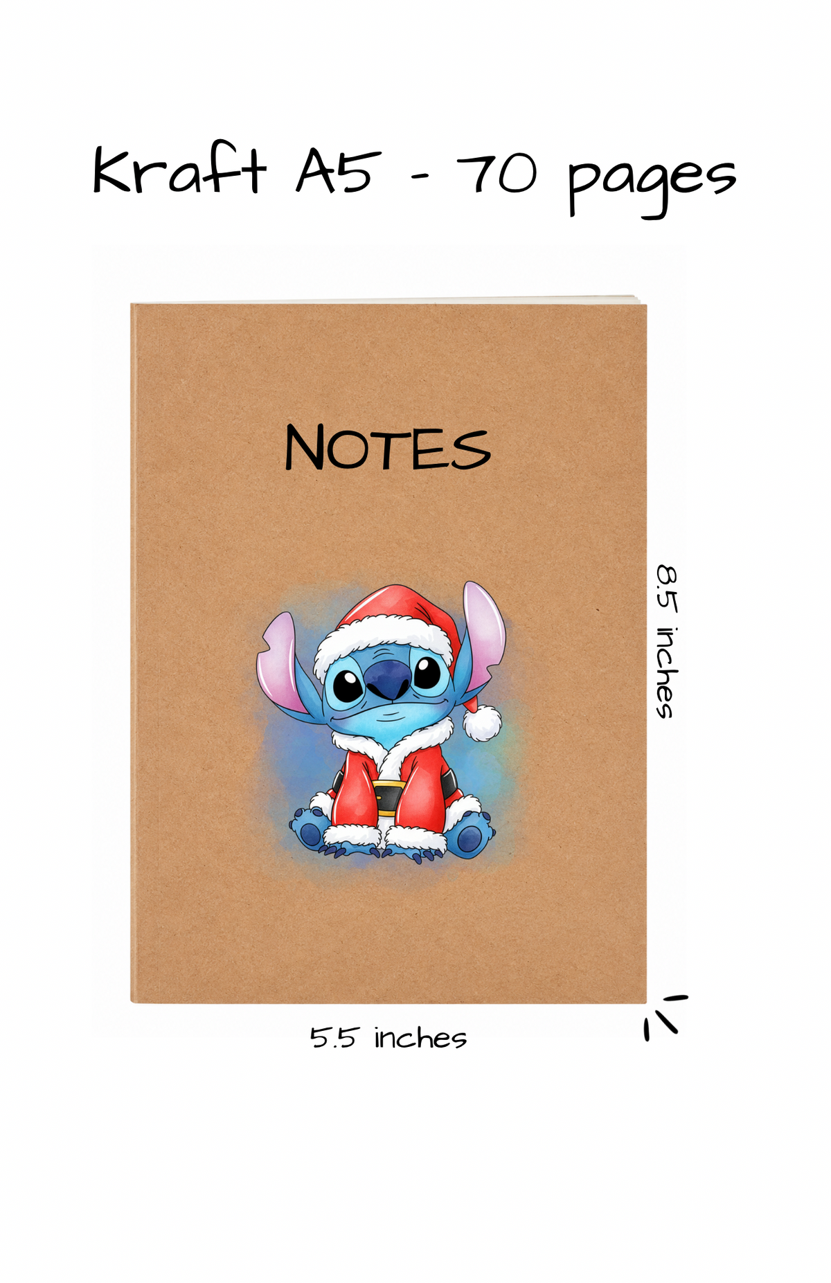 KRAFT NOTEBOOK A5 - 2026 COLLECTION CHRISTMAS