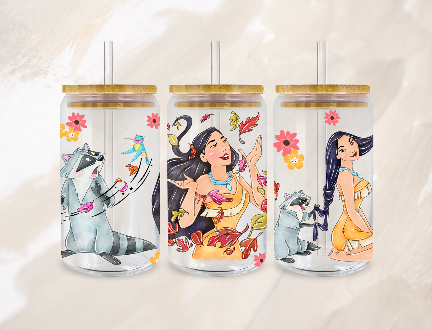 UVDTF TRANSFER CUP WRAP - RTS - Pocahontas