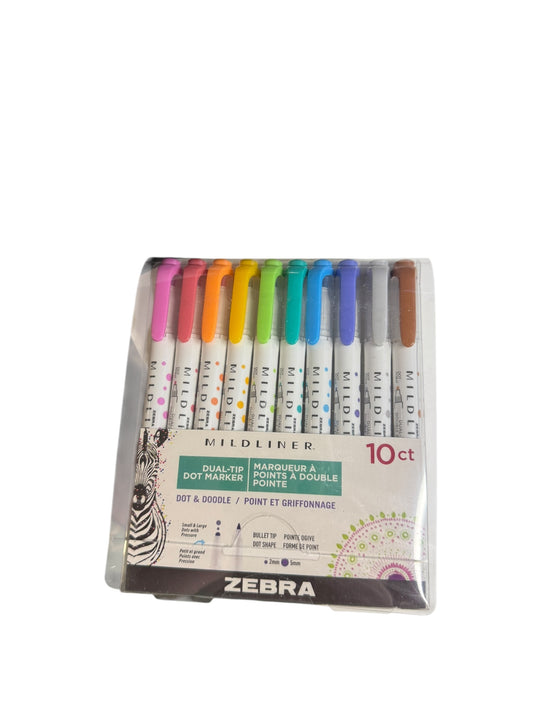 Surligneurs Midliner - Ensemble 10 pointes et grifonnage