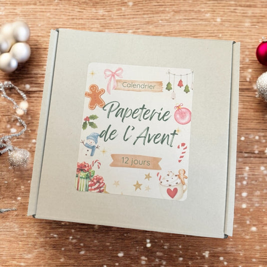 🎄 Calendrier de l’Avent Papeterie – Tiny Mighty World 🎁