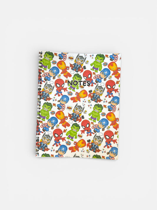 Superheros Mini Version - Letter Size Lined Notebook – 80 Pages | Minimal Everyday Writing Journal