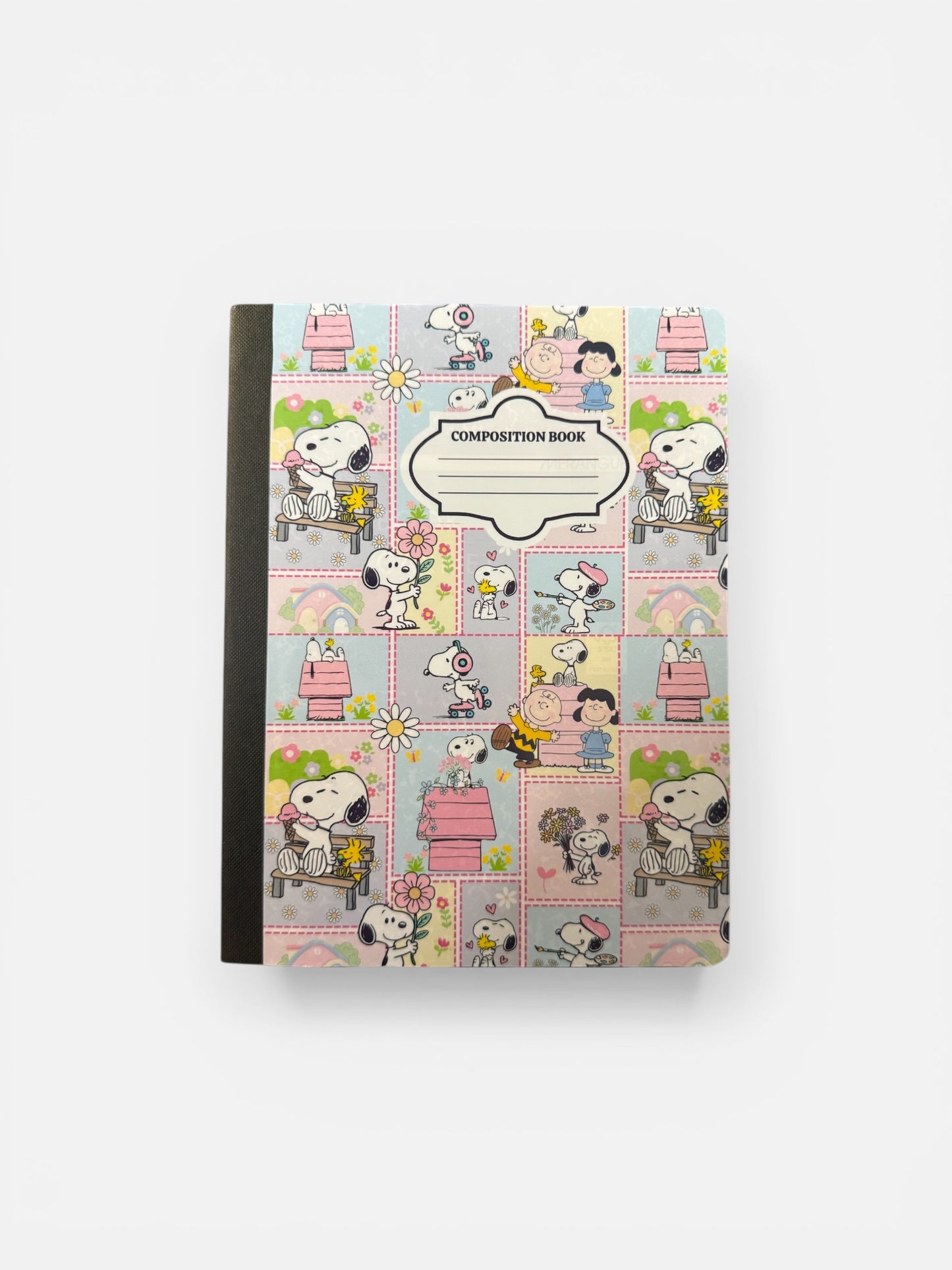 Chien Blanc - Été - Carnet de notes – 7x10 pouces, 100 pages lignées – Papeterie tendance