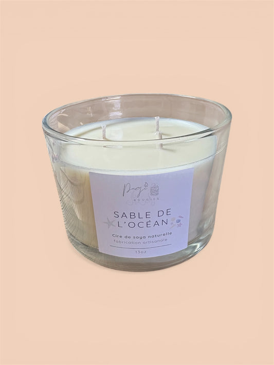 Bougie Sable Océan - 13 oz