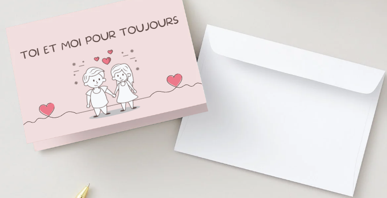 You and Me Forever Card - Valentines