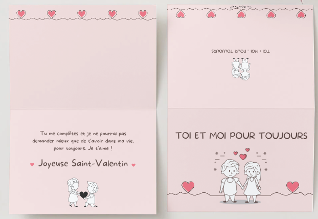 You and Me Forever Card - Valentines