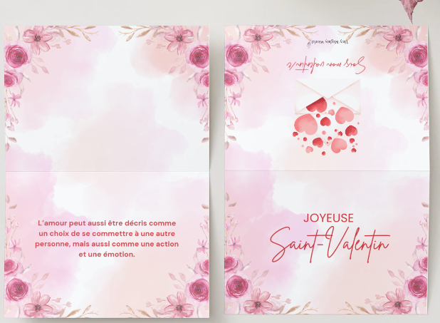 Valentines Floral Card- Valentines