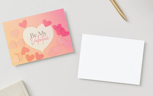 Be My Valentine Card- Valentines