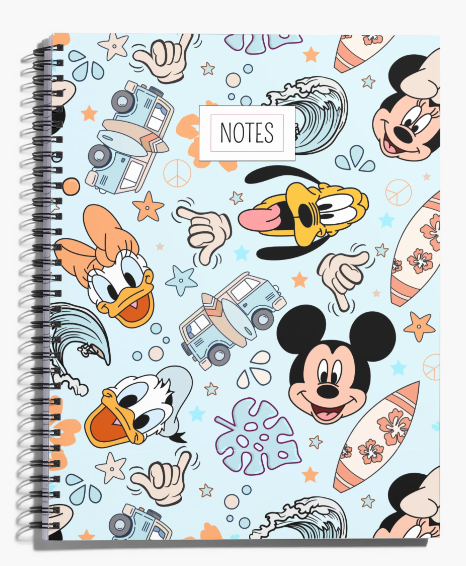 Mix Blue Fantasy Friends Notebook