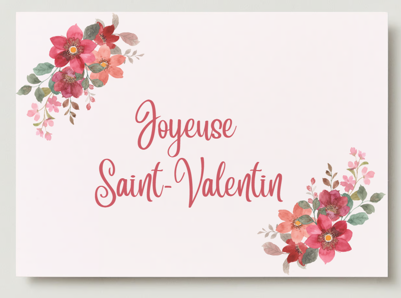 Carte de Saint-Valentin - Saint-Valentin