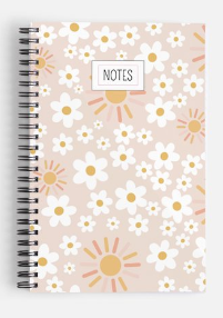 Sun and Flower Notebook