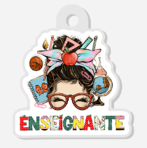 Enseignante Acrylic Keychain