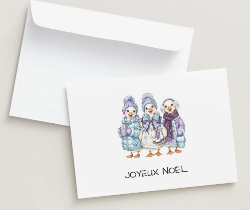 Ducks Holiday - Holiday Wishes Greeting Card 🎄 | Envelope Included