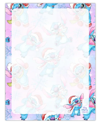 Blue Alien Purple & Blue - 4.5x5.5 inch – Cute  Aesthetic – 50 Pages