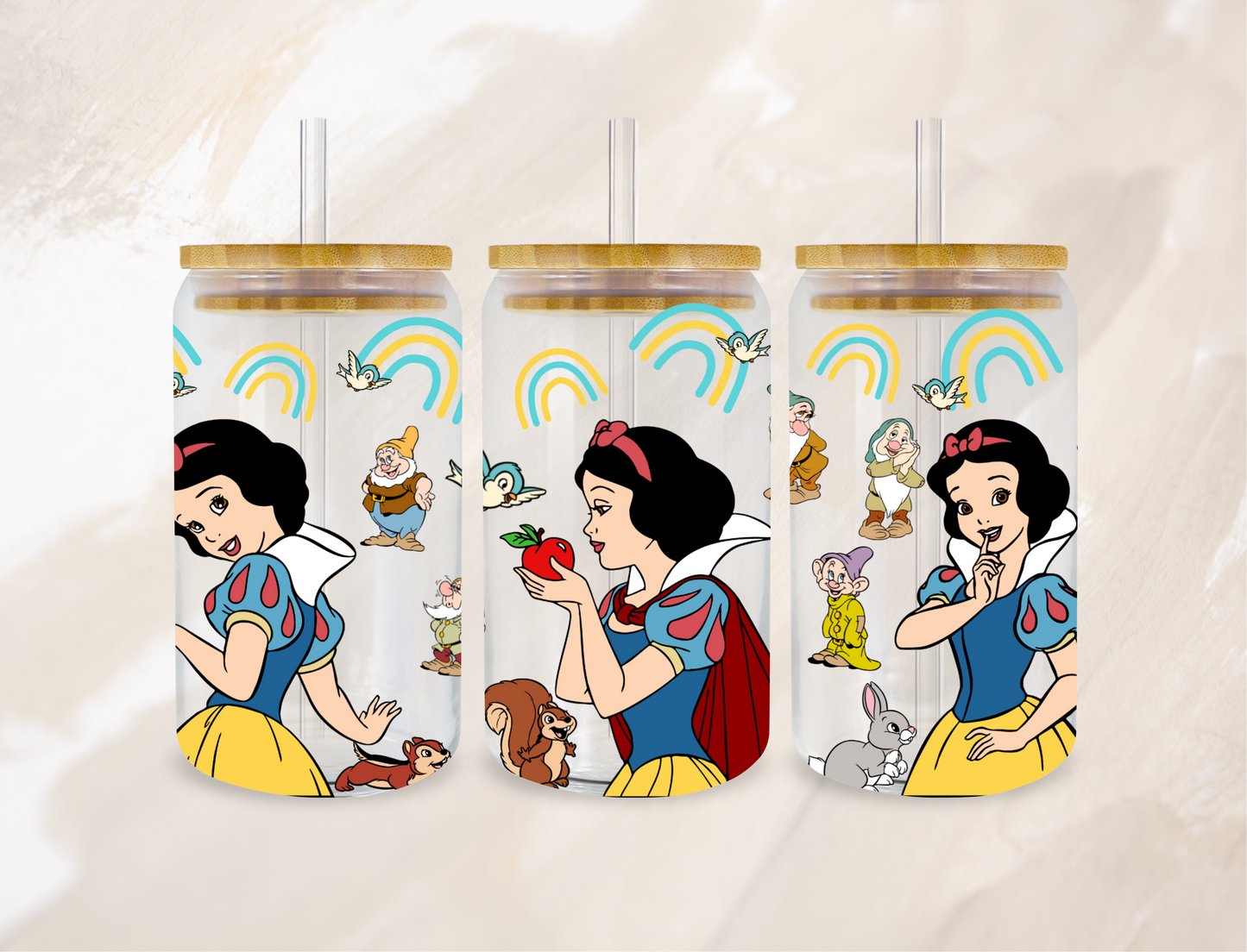 UVDTF TRANSFER CUP WRAP - RTS - Sleeping Beauty