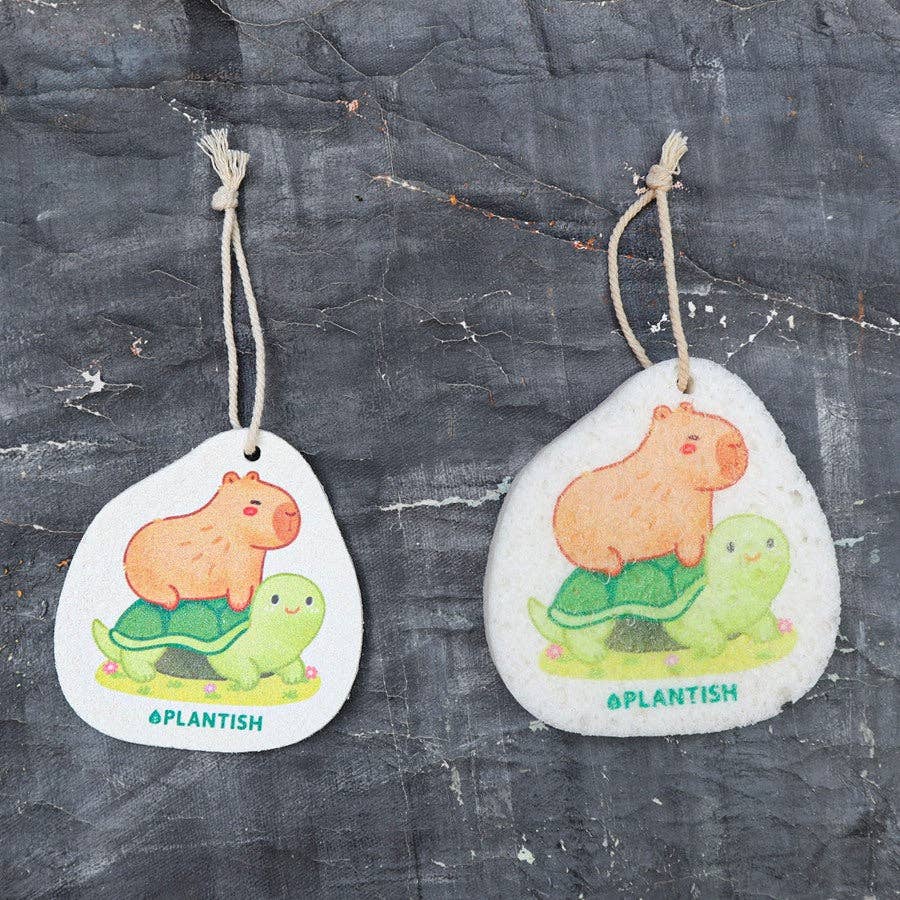 Turtle Ride - Éponge escamotable (Capybara Creations)