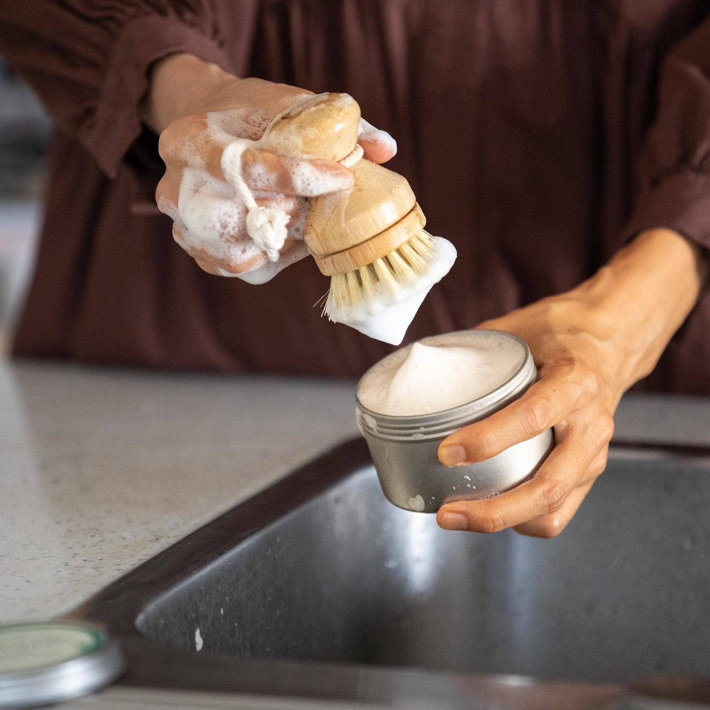 Gâteau au savon à vaisselle solide - Formule renforcée