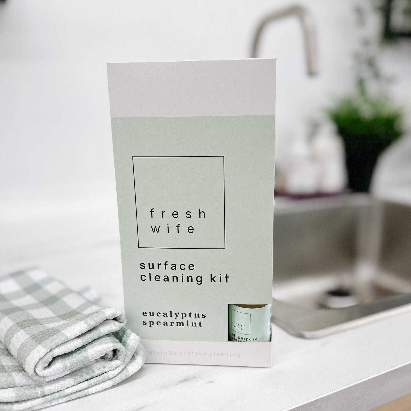 Kit nettoyant tout usage à l'eucalyptus et à la menthe verte