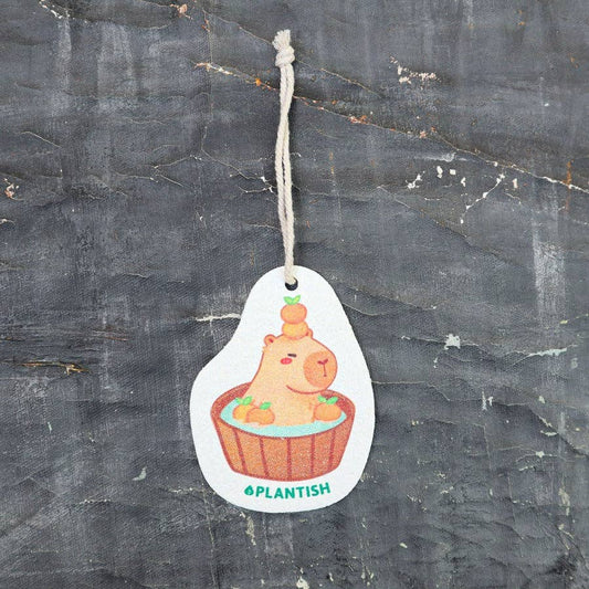 Bain chaud - Éponge escamotable (Capybara Creations)