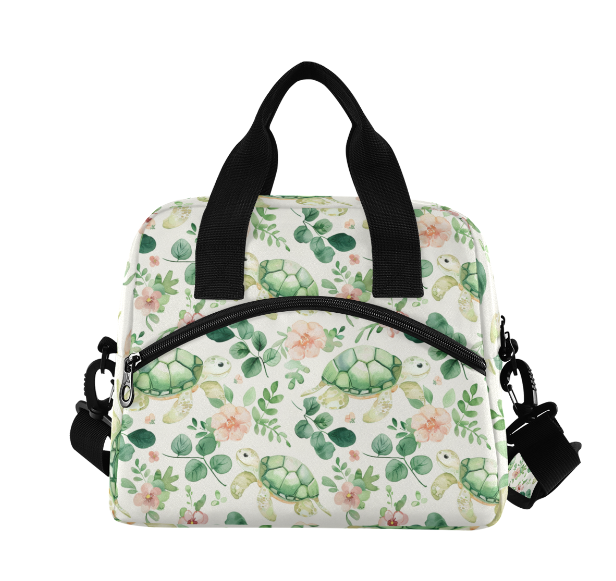 XL Insulated Lunch Bag | Turtle Garden | 15L Thermal Cooler Tote