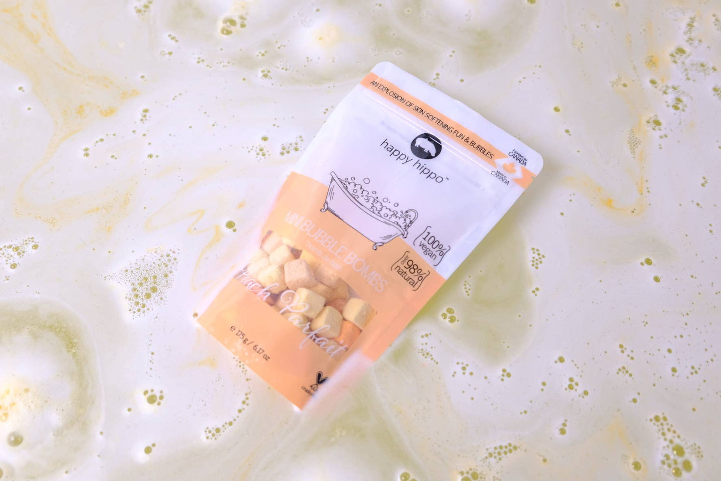 Mini bombes à bulles Peach Parfait