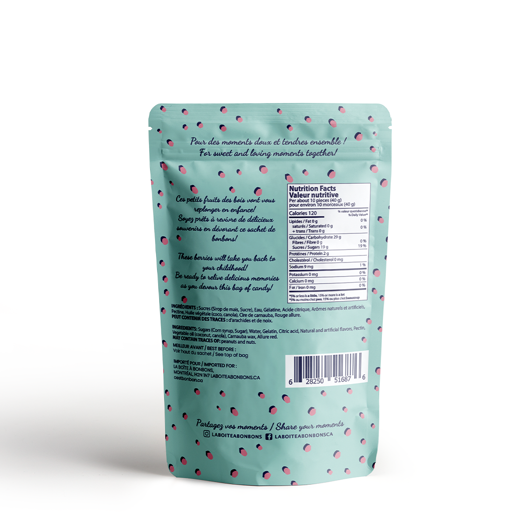 Framboises - Bonbons gélifiés