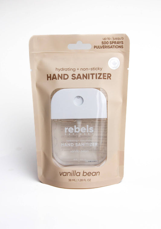 Désinfectant pour les mains à la vanille en format poche